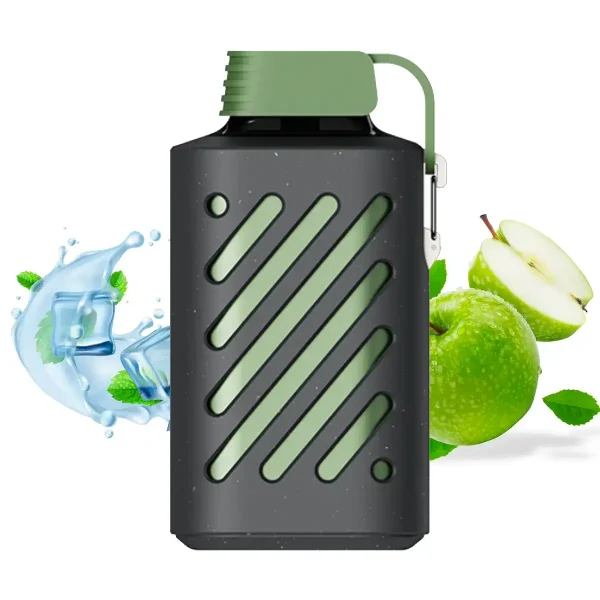 vozol 10000 puff sour apple-ice