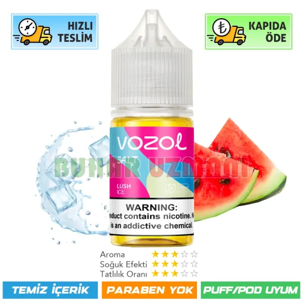 Vozol Lush ice Salt Likit 30ml