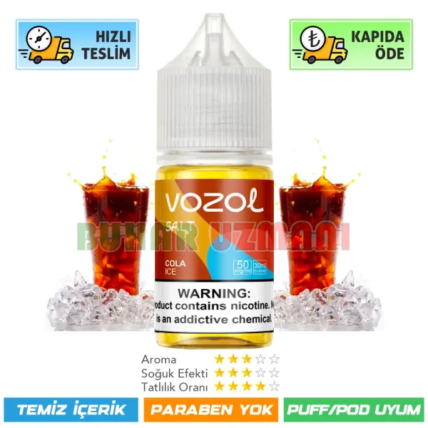 Vozol Cola ice Salt Likit 30ml